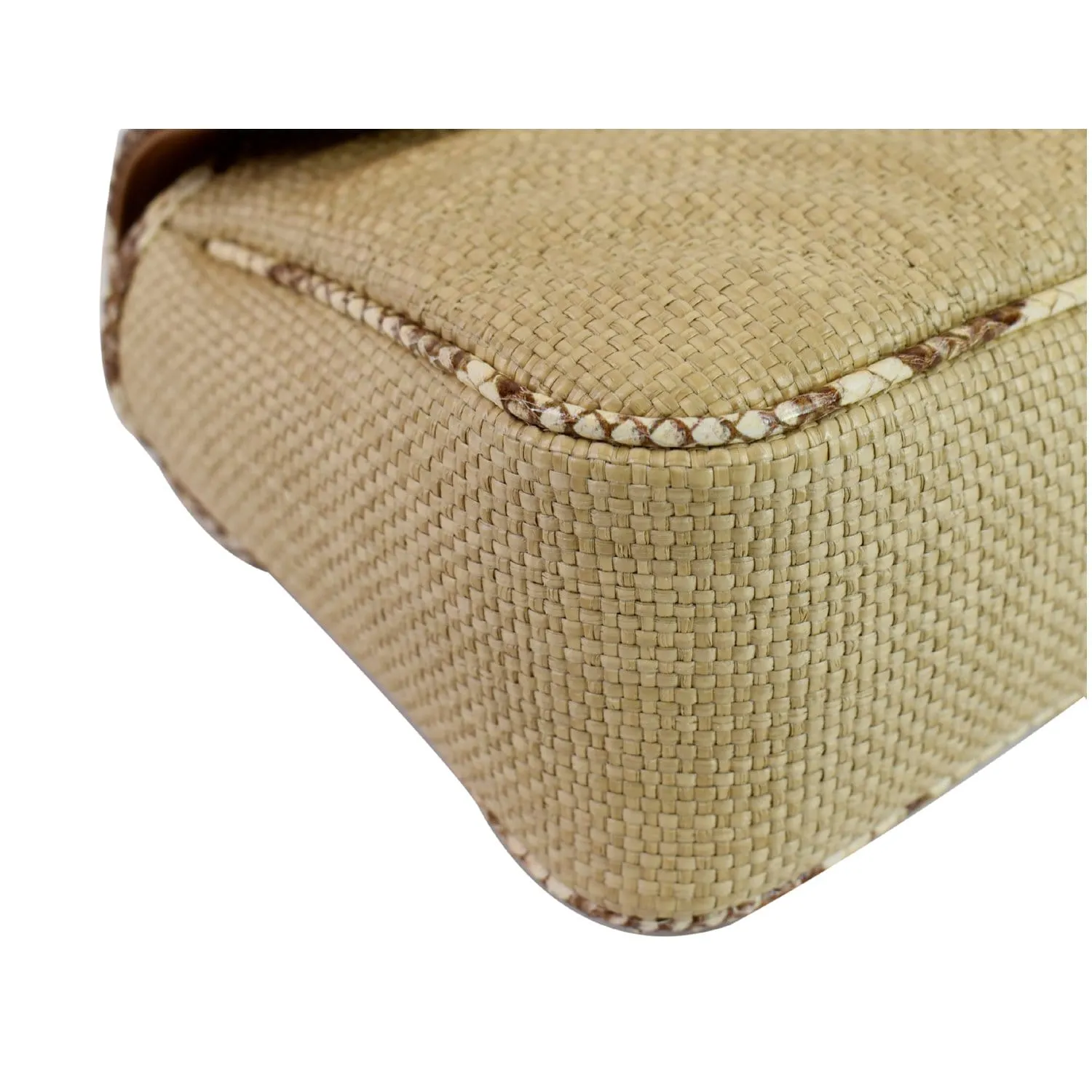GUCCI GG Marmont Raffia Small Shoulder Bag Beige 443497 - 20% OFF
