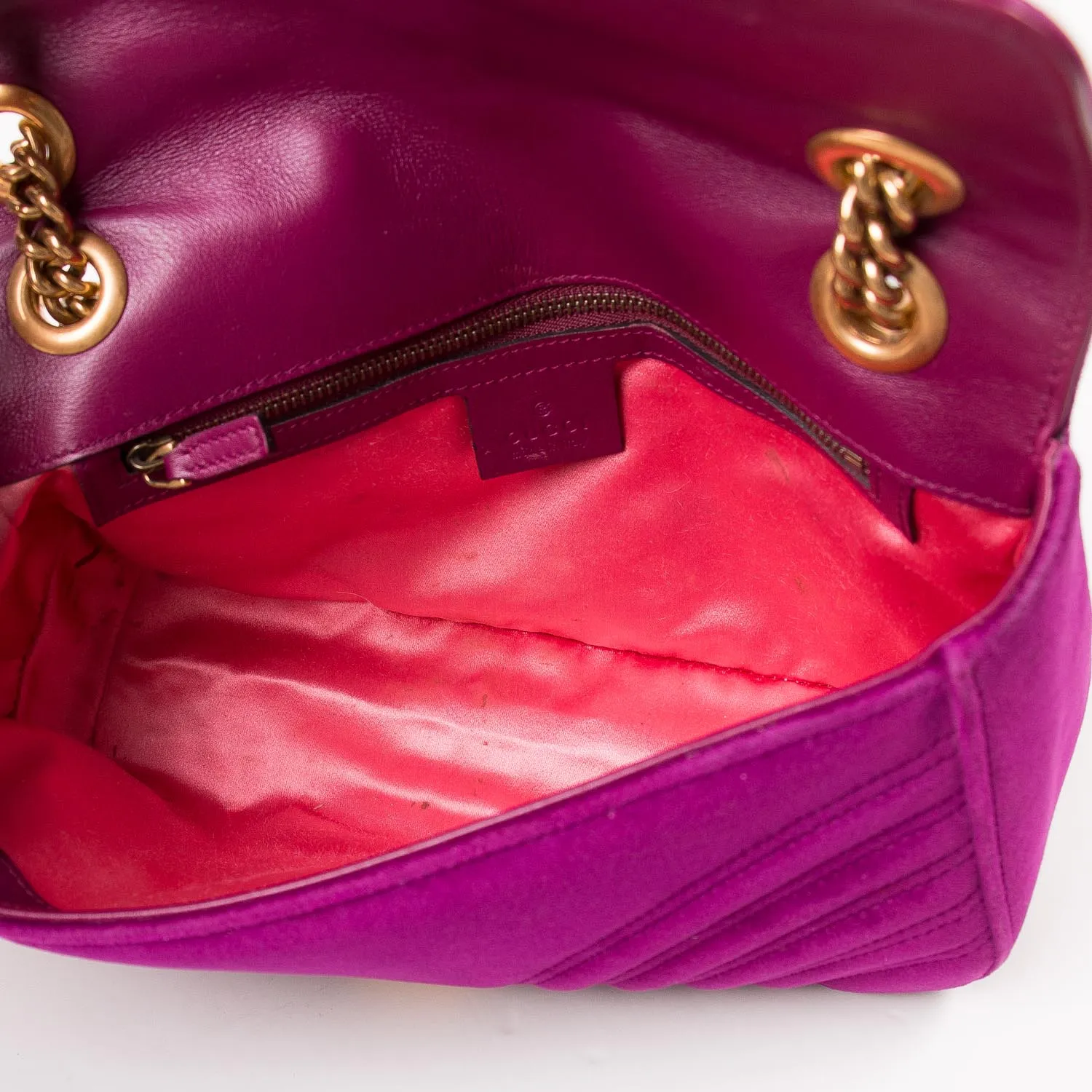 Gucci GG Marmont Small Velvet Metalassé Bag
