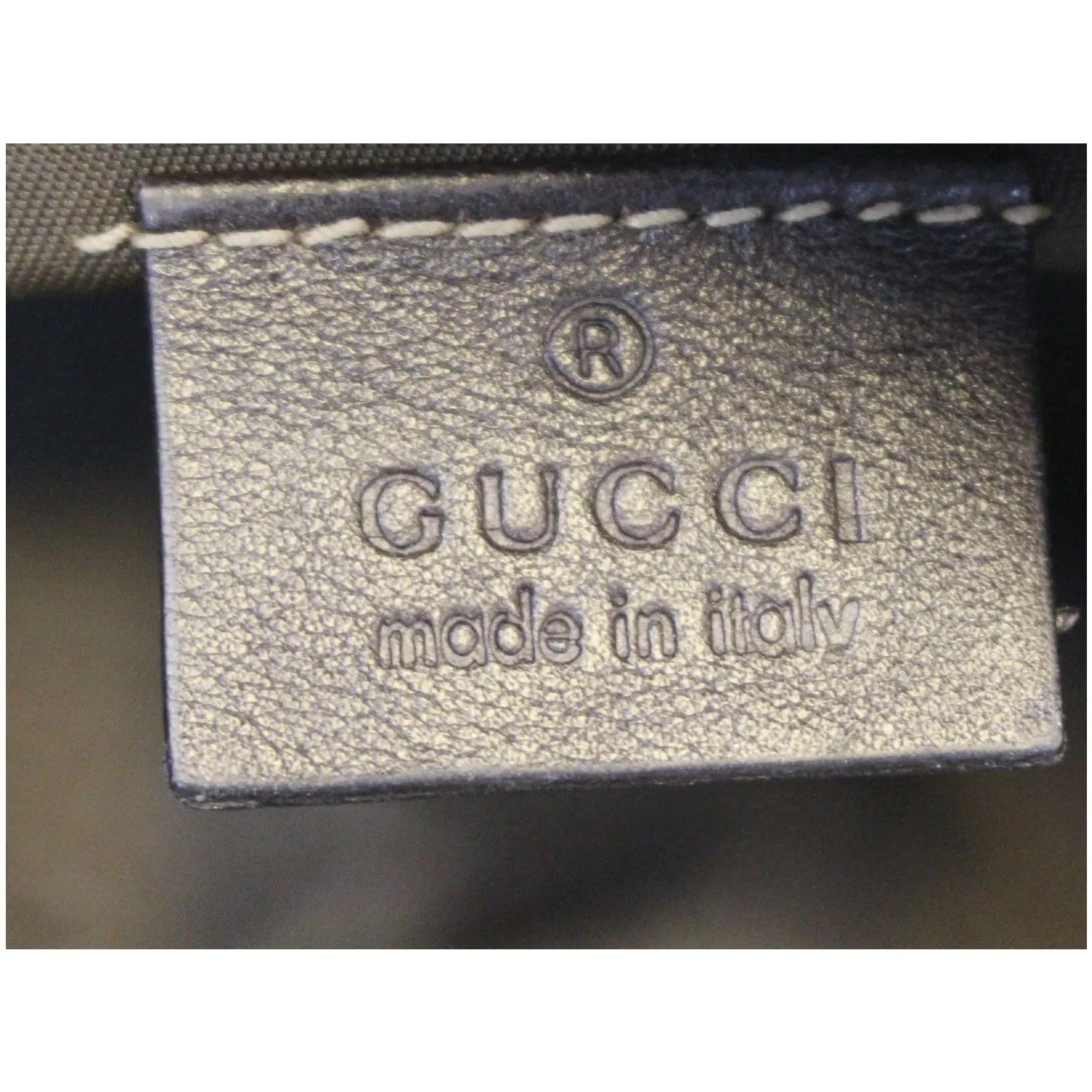 GUCCI Interlocking G Pochette GG Canvas Shoulder Bag Beige