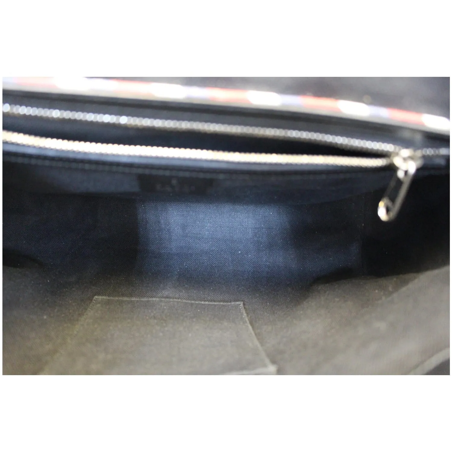 GUCCI  Night Courrier GG Supreme Flap Messenger Bag Black/Grey 474138