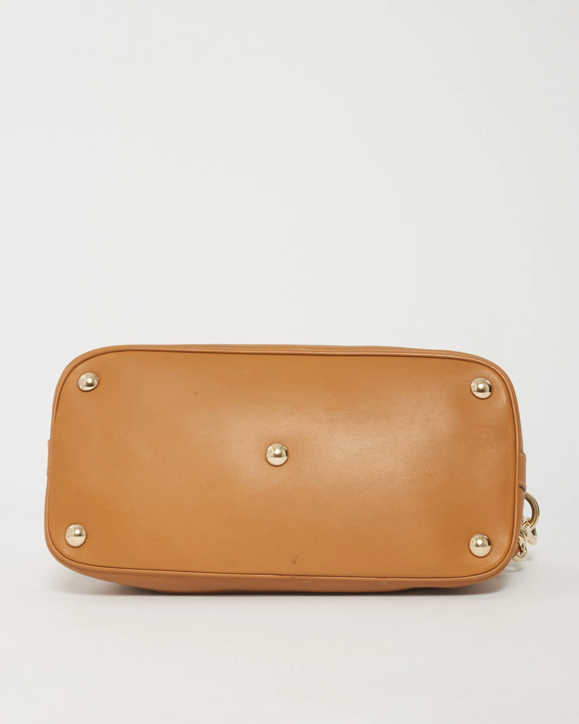 Gucci Tan Leather Guccissima Shoulder Bag