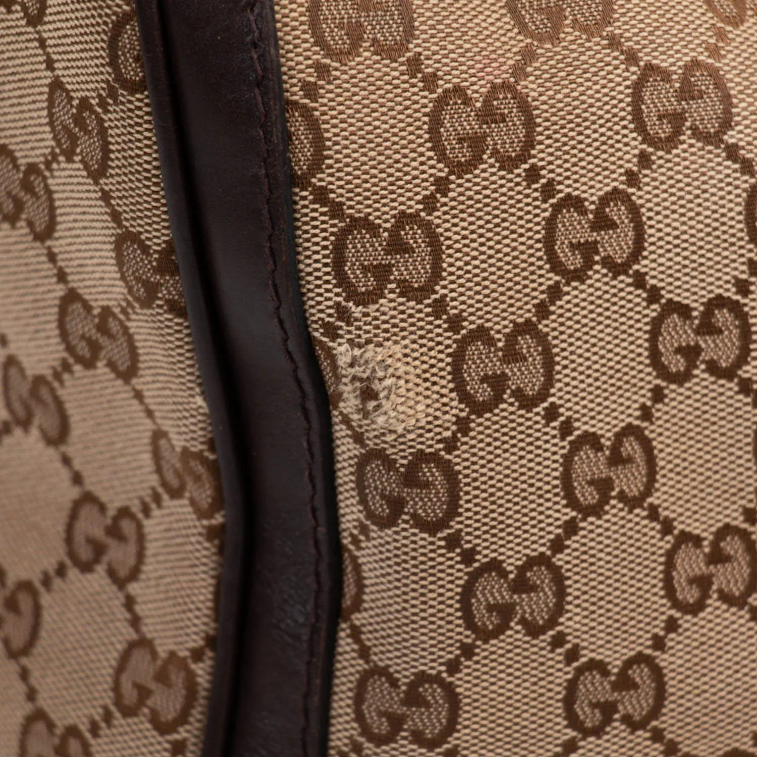 Gucci Vintage Web Boston Bag