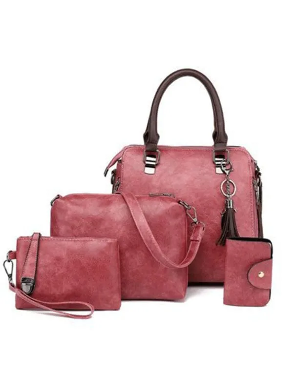 GYPSY GIRL- Messenger Bag Four-Piece Retro Set – Chic & Versatile Fashion Collection