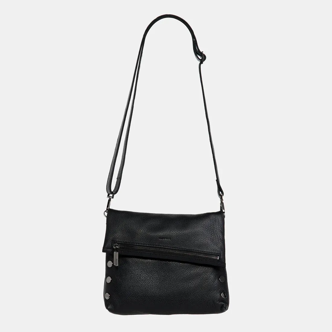 Hammitt VIP Medium Black/Gunmetal Crossbody Clutch