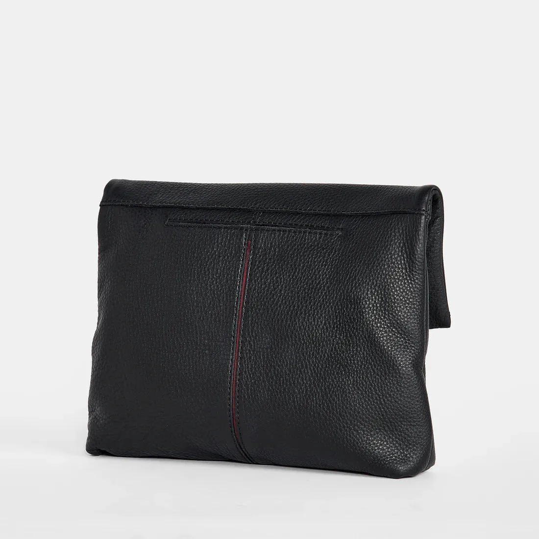 Hammitt VIP Medium Black/Gunmetal Crossbody Clutch