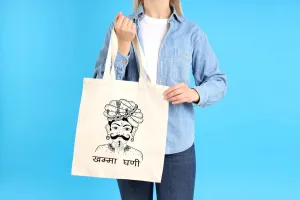 Handmakers Khamma Ghani Canvas bag for daily Purpose set of 2