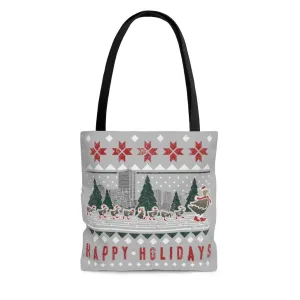 Happy Holiday Ducks Tote Bag