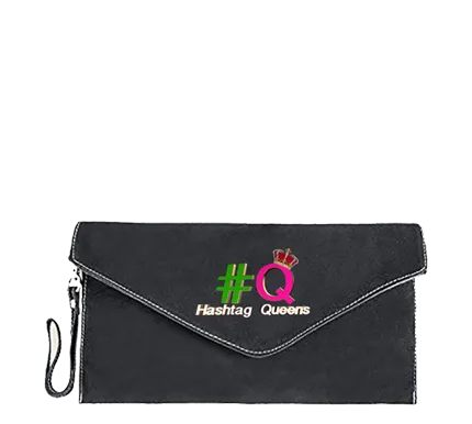 HASHTAG QUEENS CLUTCH BAG