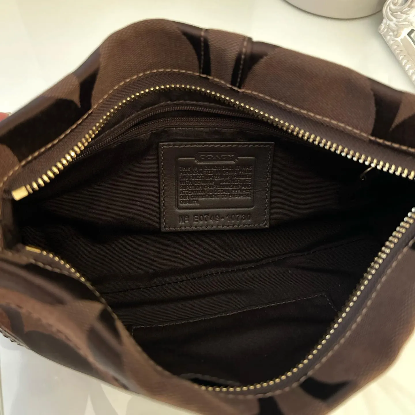 HENRYVINTUS™ brown coach vintage bag 7