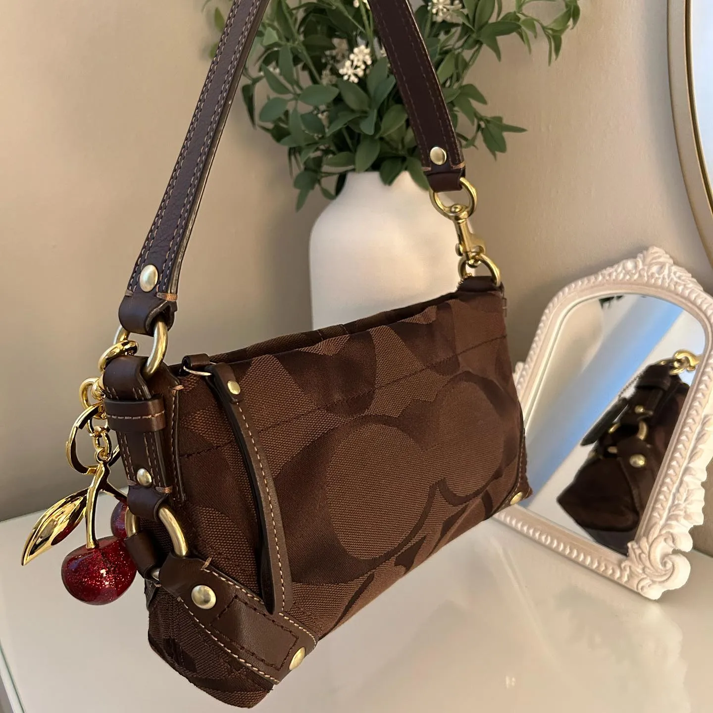 HENRYVINTUS™ brown coach vintage bag 7