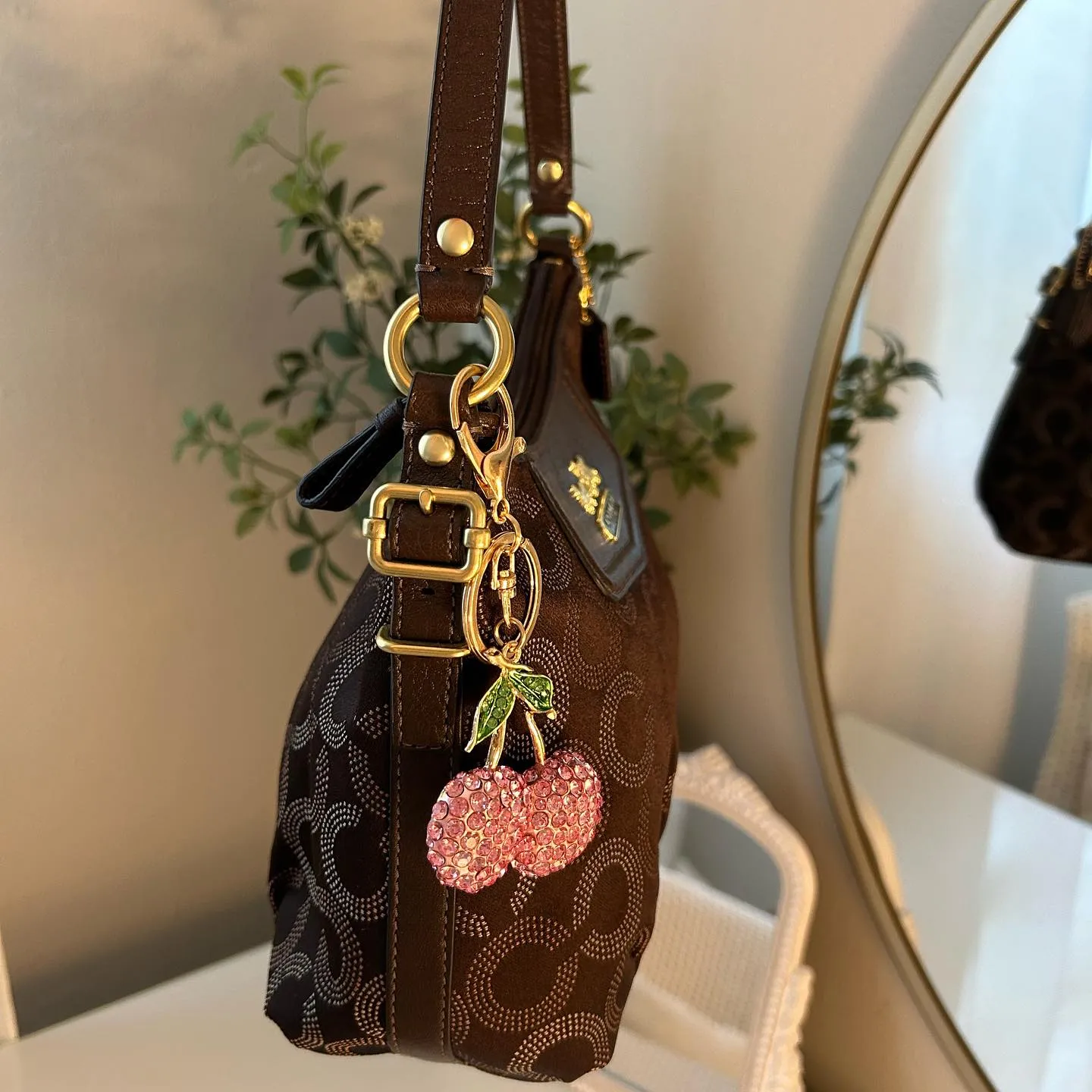 HENRYVINTUS™ brown vintage coach bag 5