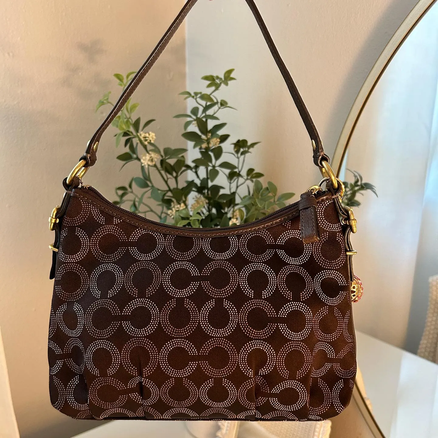 HENRYVINTUS™ brown vintage coach bag 5