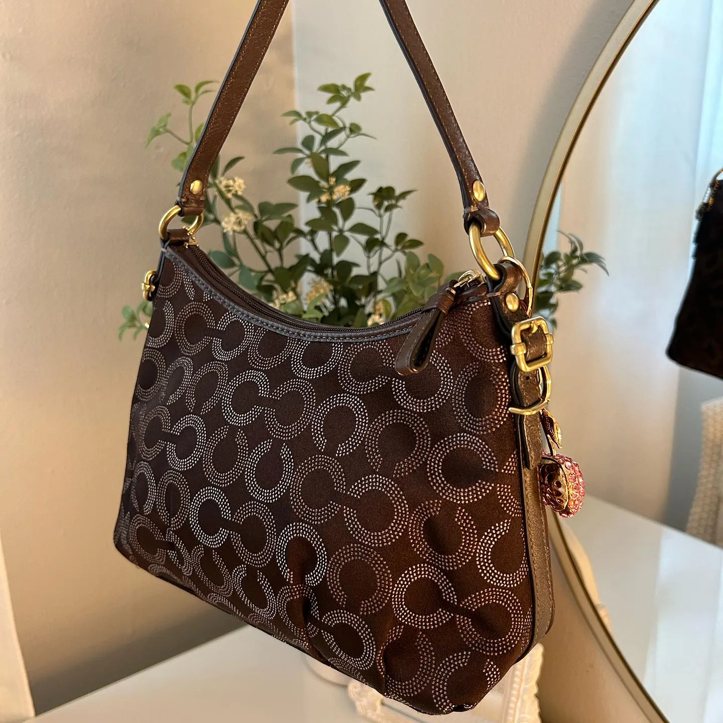 HENRYVINTUS™ brown vintage coach bag 5