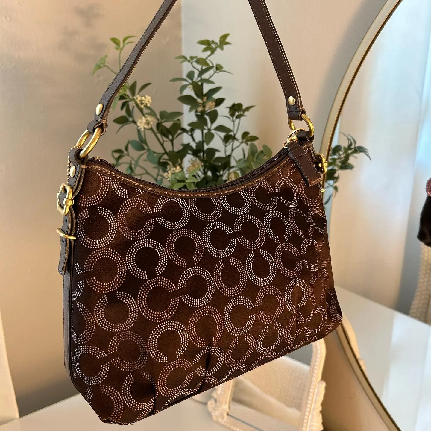 HENRYVINTUS™ brown vintage coach bag 5