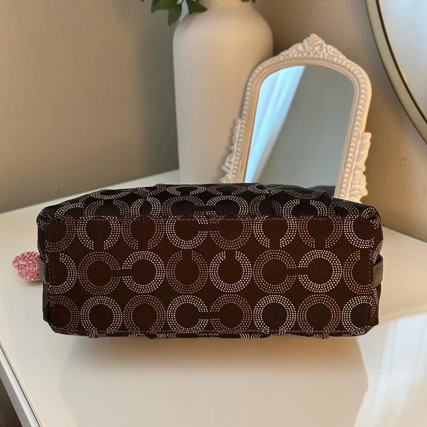 HENRYVINTUS™ brown vintage coach bag 5