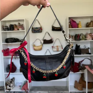 HENRYVINTUS™ y2k coach soho hobo black shoulder bag 🍒🍒
