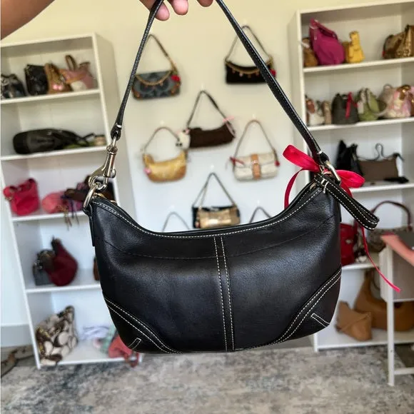 HENRYVINTUS™ y2k coach soho hobo black shoulder bag 🍒🍒
