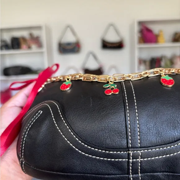 HENRYVINTUS™ y2k coach soho hobo black shoulder bag 🍒🍒