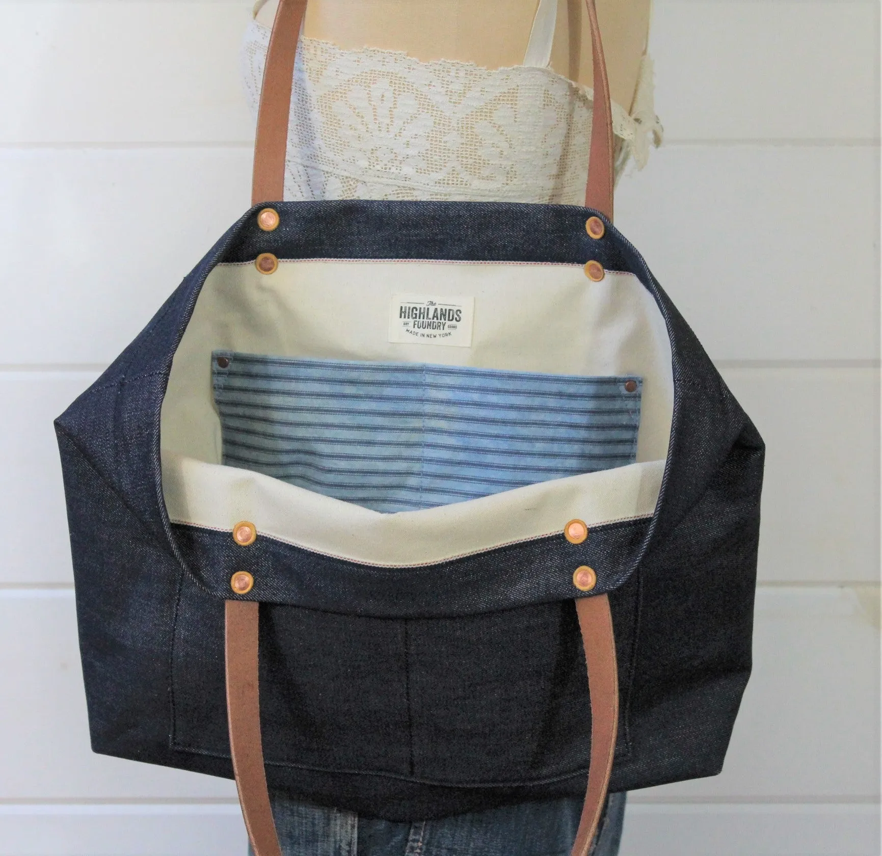 Heritage Selvage Denim Tote