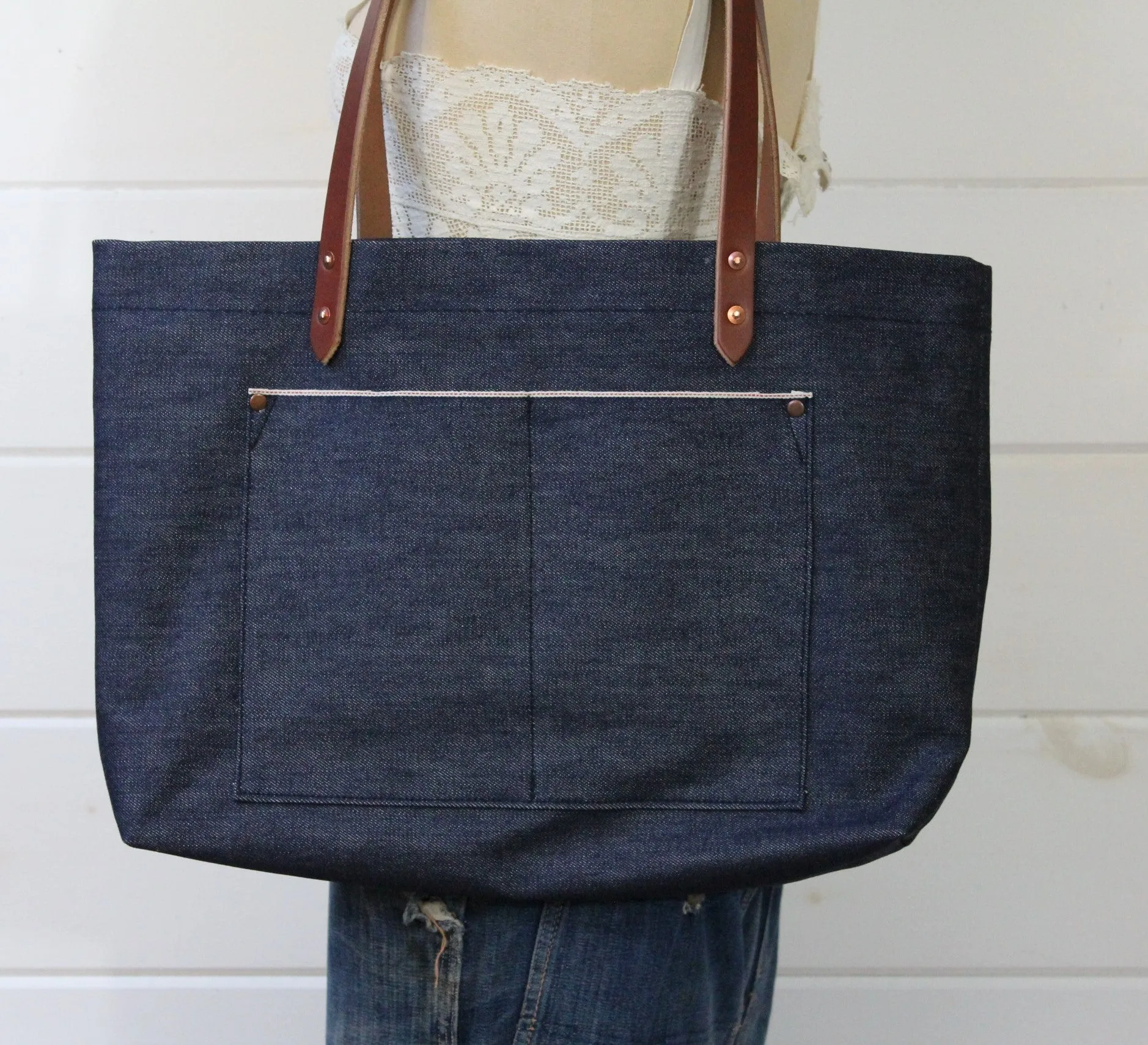 Heritage Selvage Denim Tote