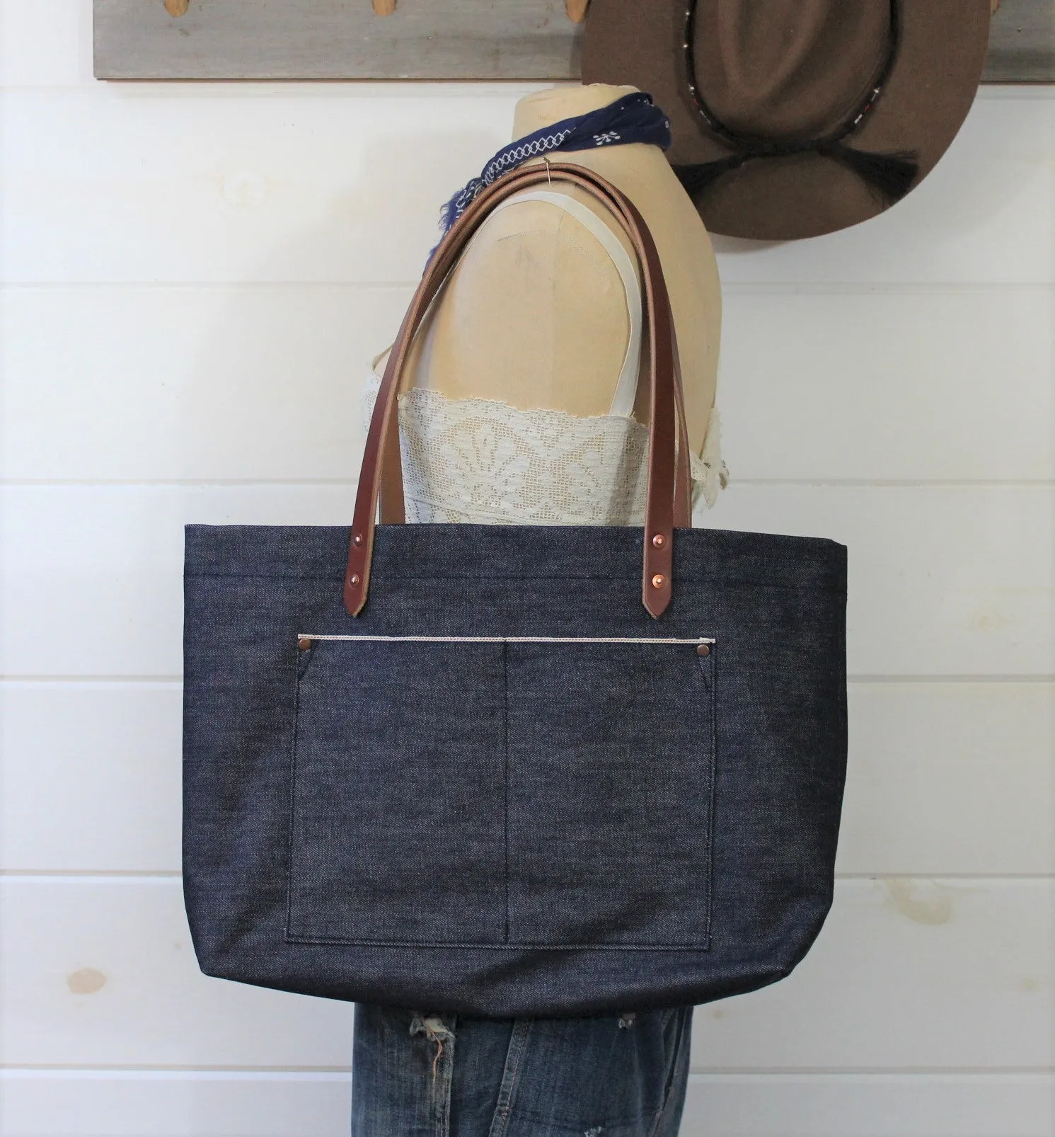 Heritage Selvage Denim Tote