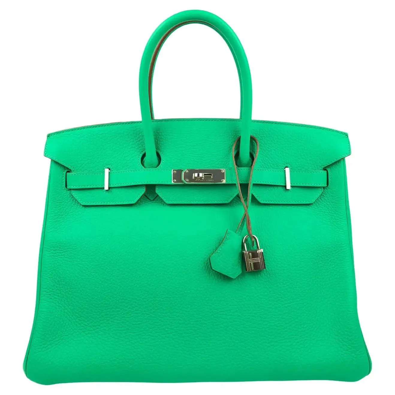 HERMES Birkin 35 Menthe Mint Green Bag