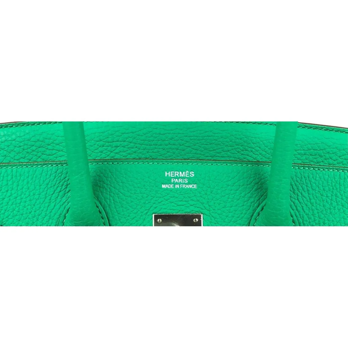 HERMES Birkin 35 Menthe Mint Green Bag