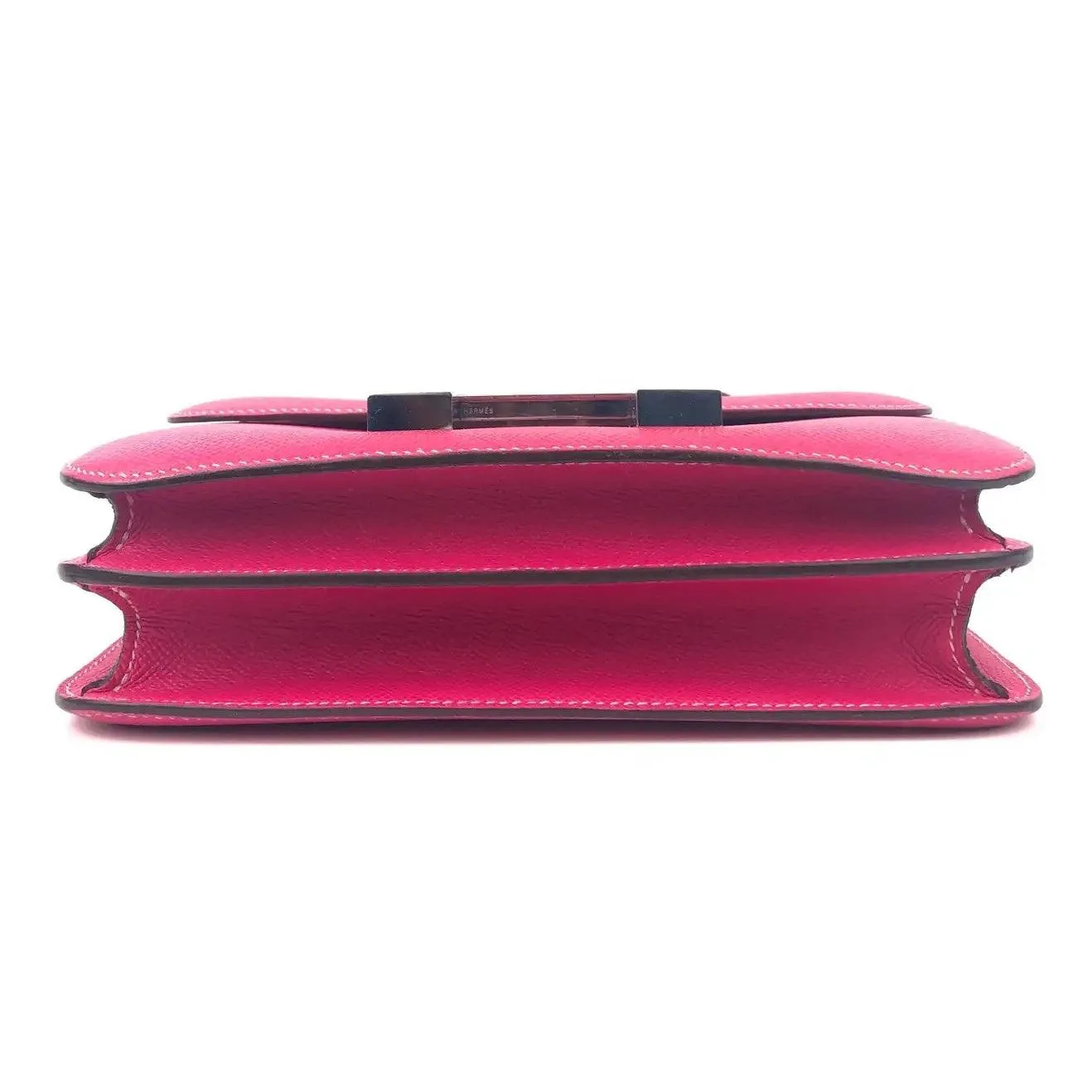 HERMES Constance 24 Rose Tyrien Pink Epsom Leather Bag