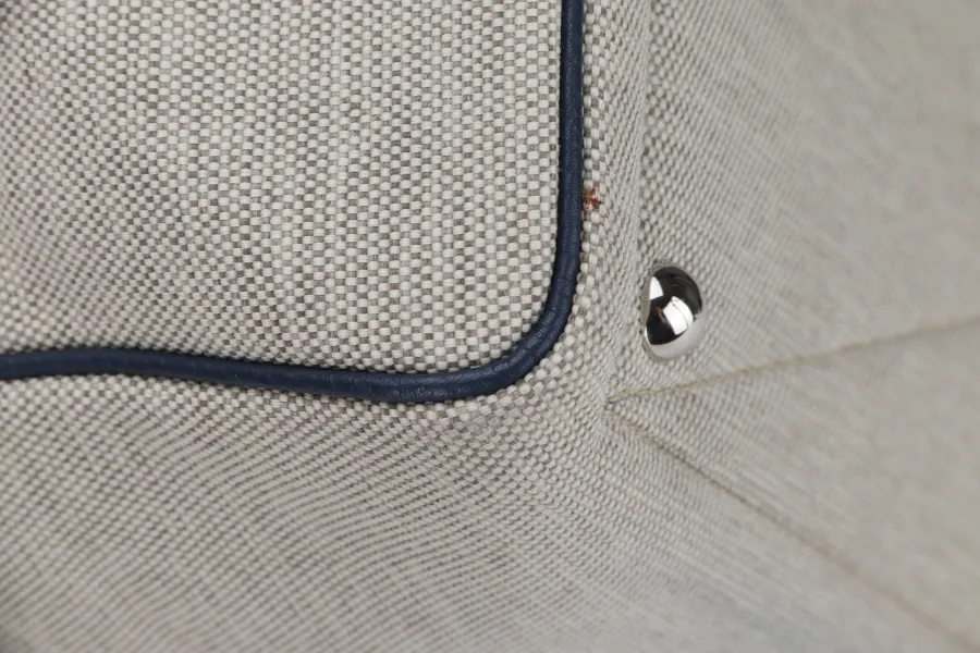 HERMES VICTORIA 35 TOILE X BLUE DE MALTE (STAMP Q) WITH KEYS & DUST COVER, NO LOCK