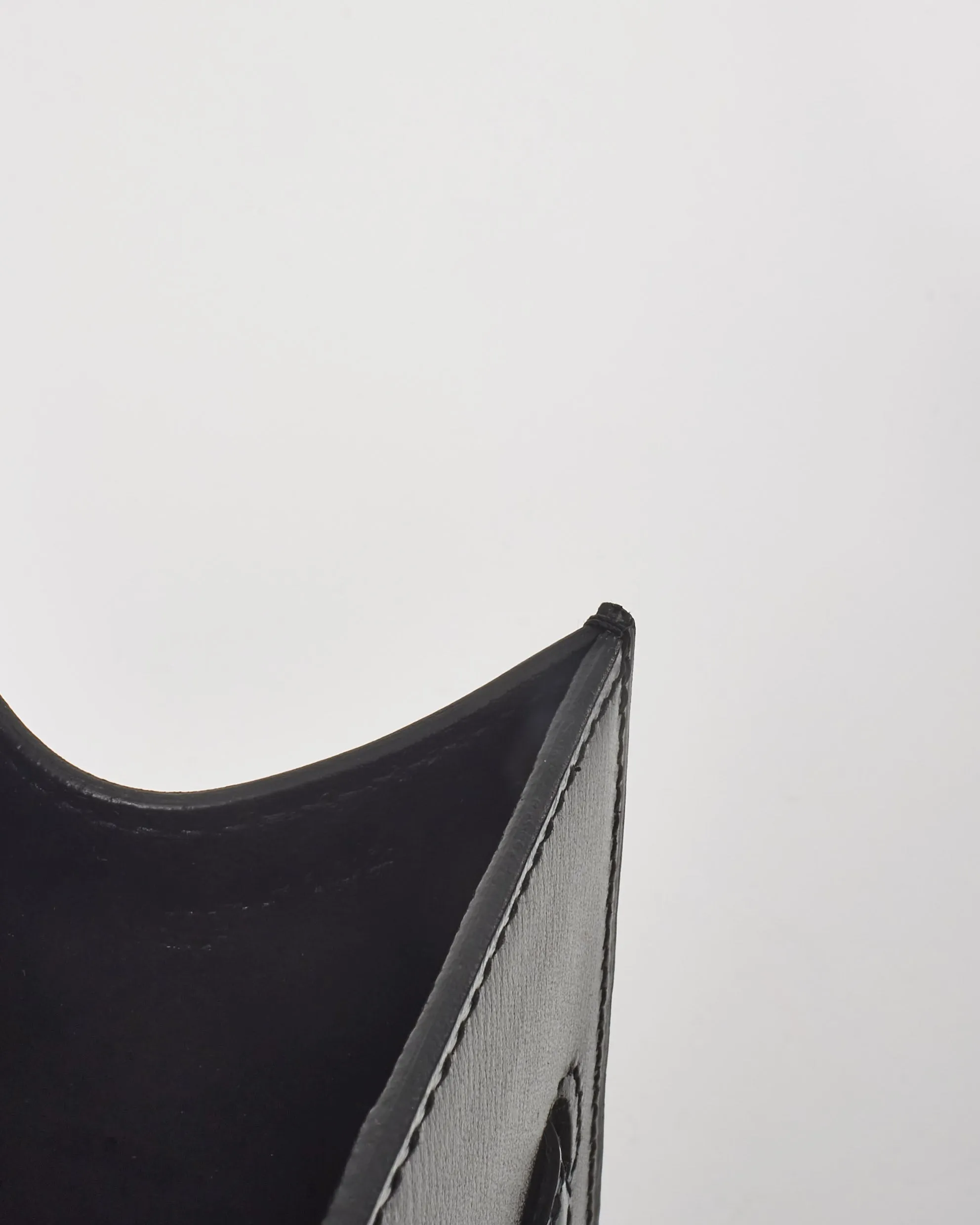 Hermès Black Box Leather Kelly Desordre Handbag GHW