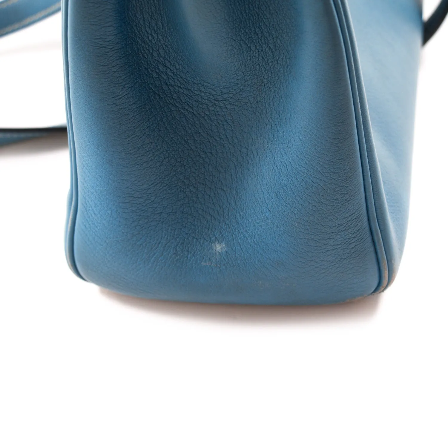 Hermès Kelly 32 Retourne Bleu Jean Swift