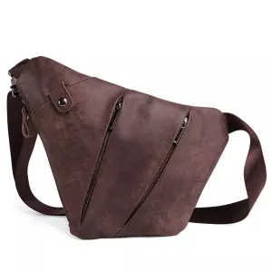 High Quality Genuine Leather Men Messenger Bag