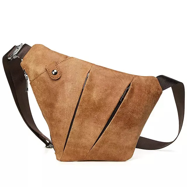 High Quality Genuine Leather Men Messenger Bag