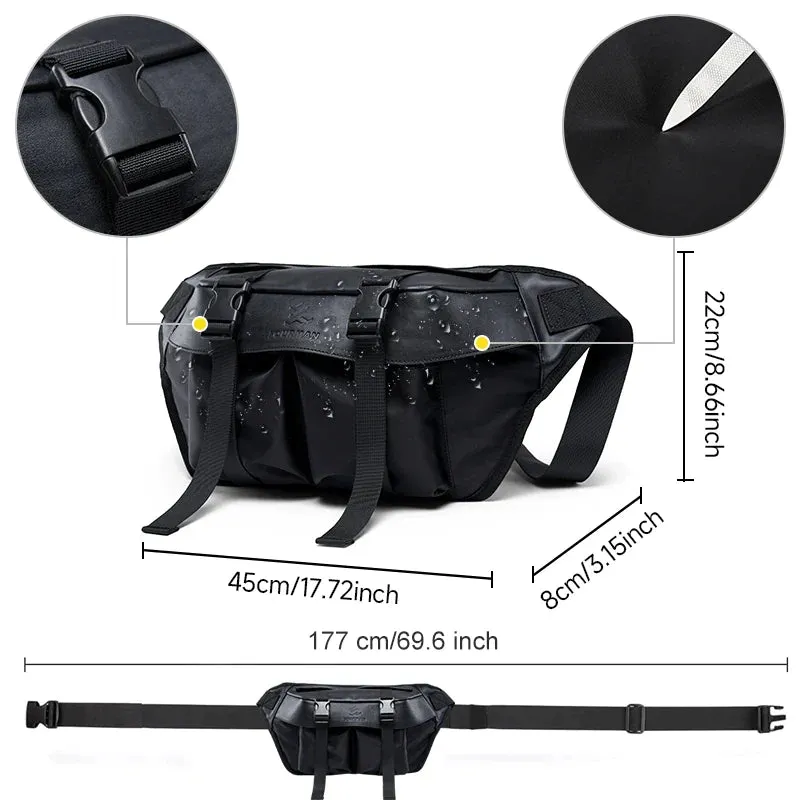 High Quality Trend Men's Cross Body Sling Shoulder Bag