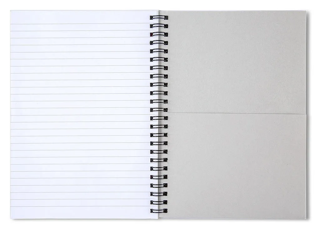 Hippie Chick - Spiral Notebook