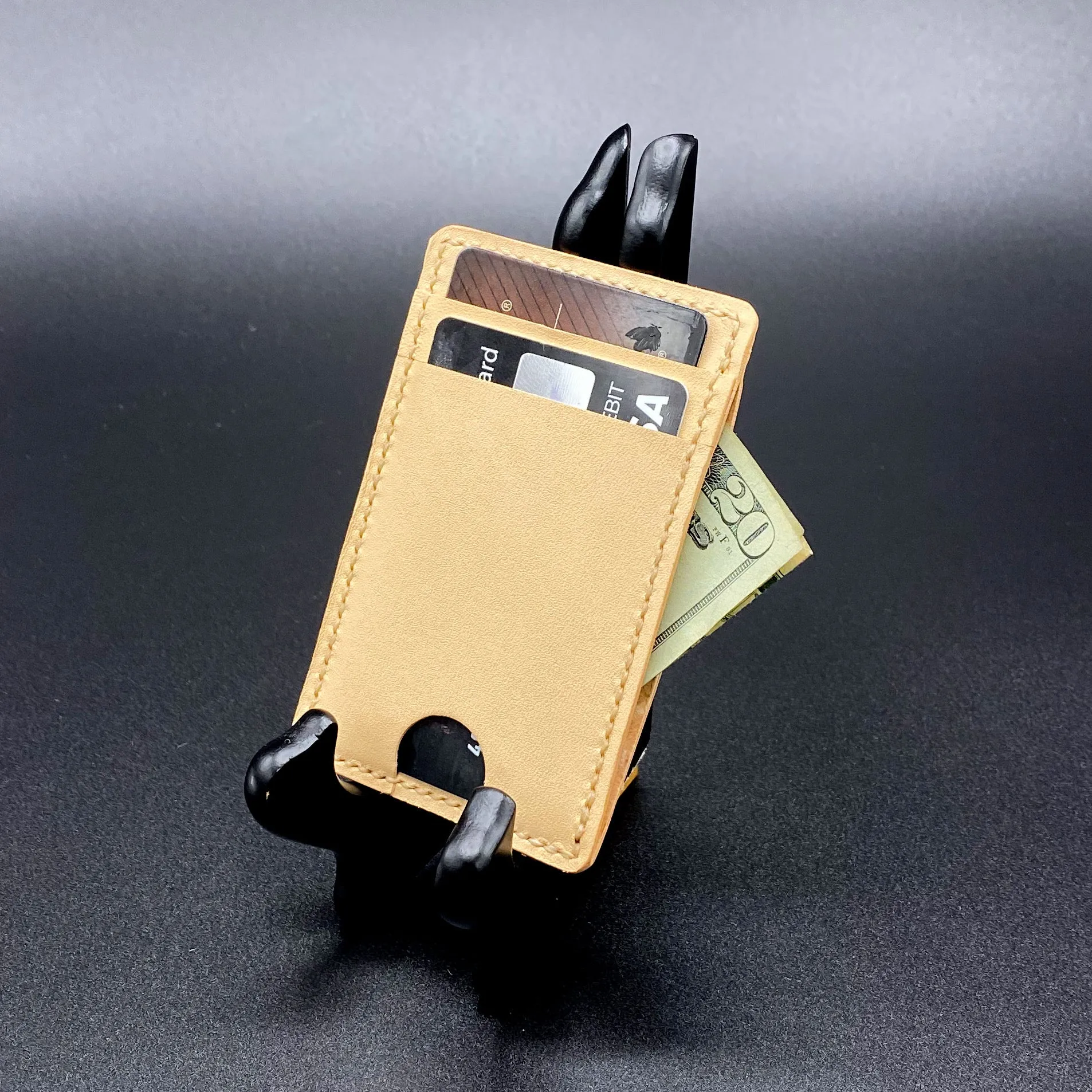 Horween MiniMaxV2 wallet | 5 Pocket Minimalist Wallet | Made to Order in Premium Horween Leather | Custom Leather and Pen