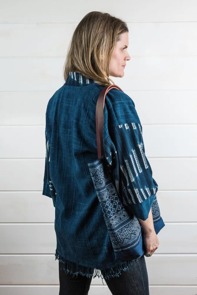 Indigo Batik Tote