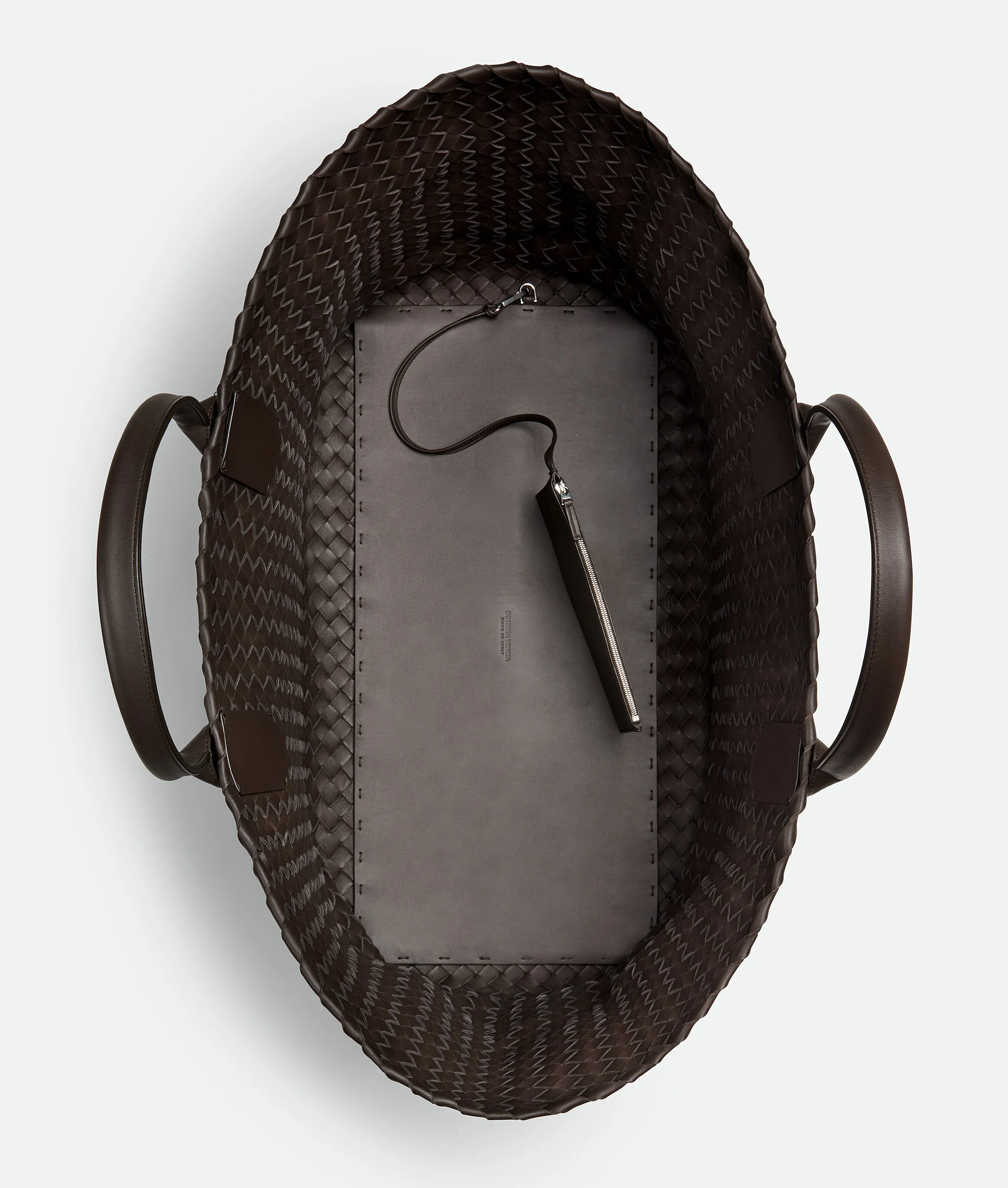Intreccio leather tote bag.