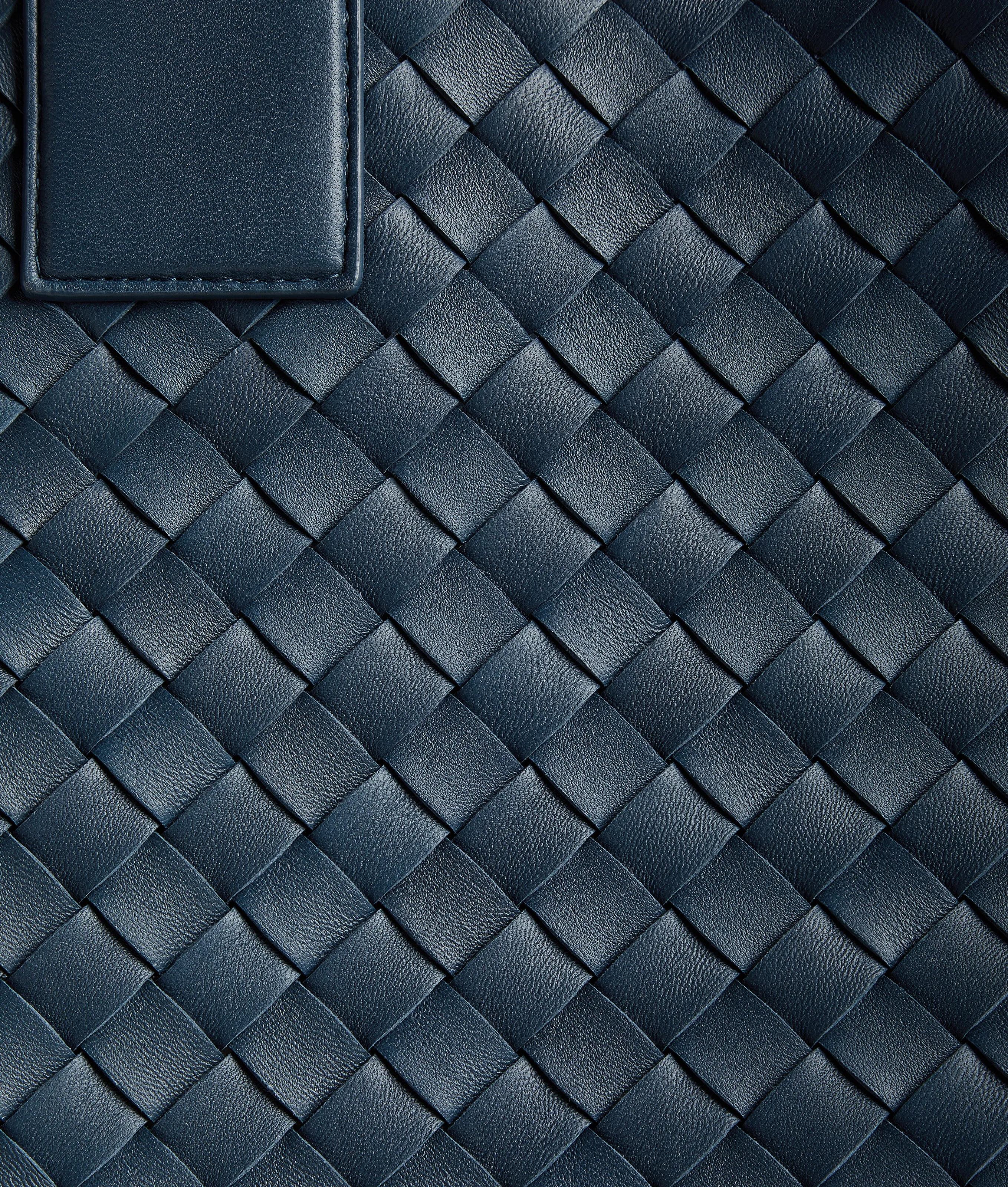Intreccio leather tote bag.