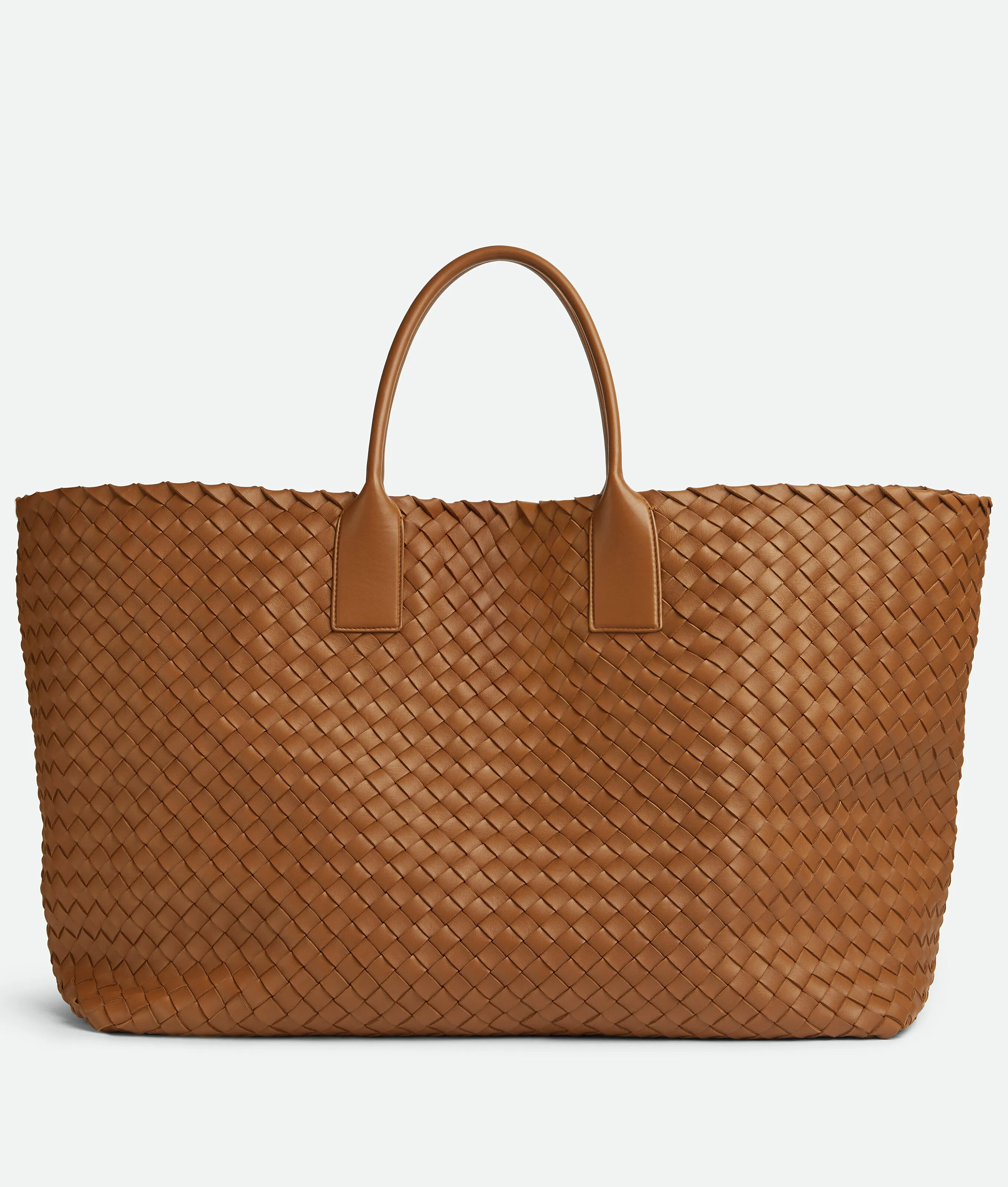 Intreccio leather tote bag.