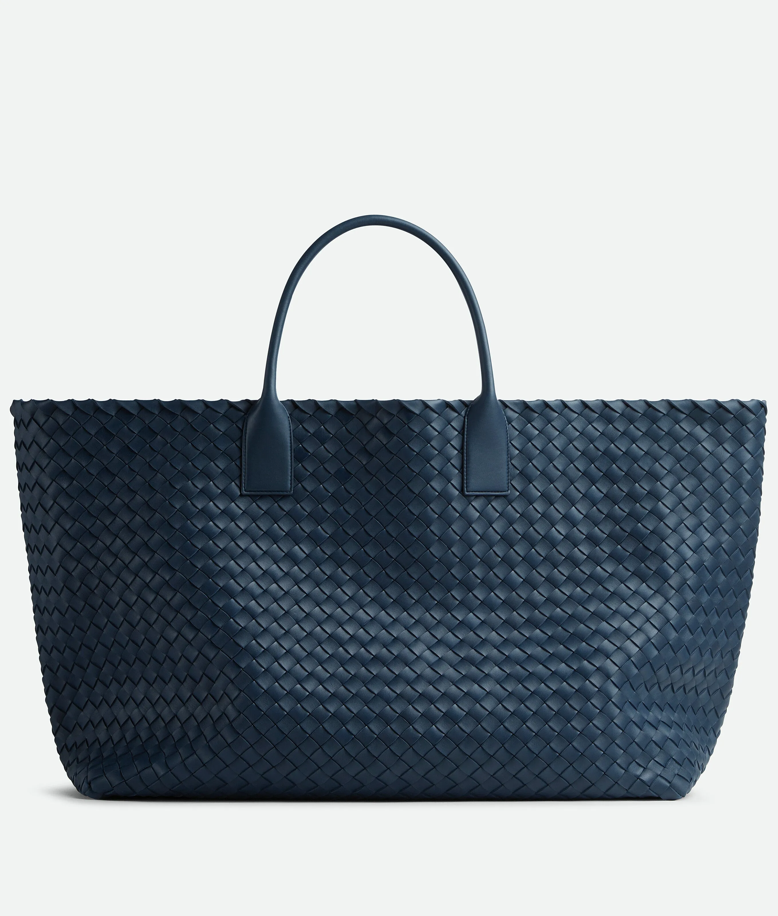 Intreccio leather tote bag.