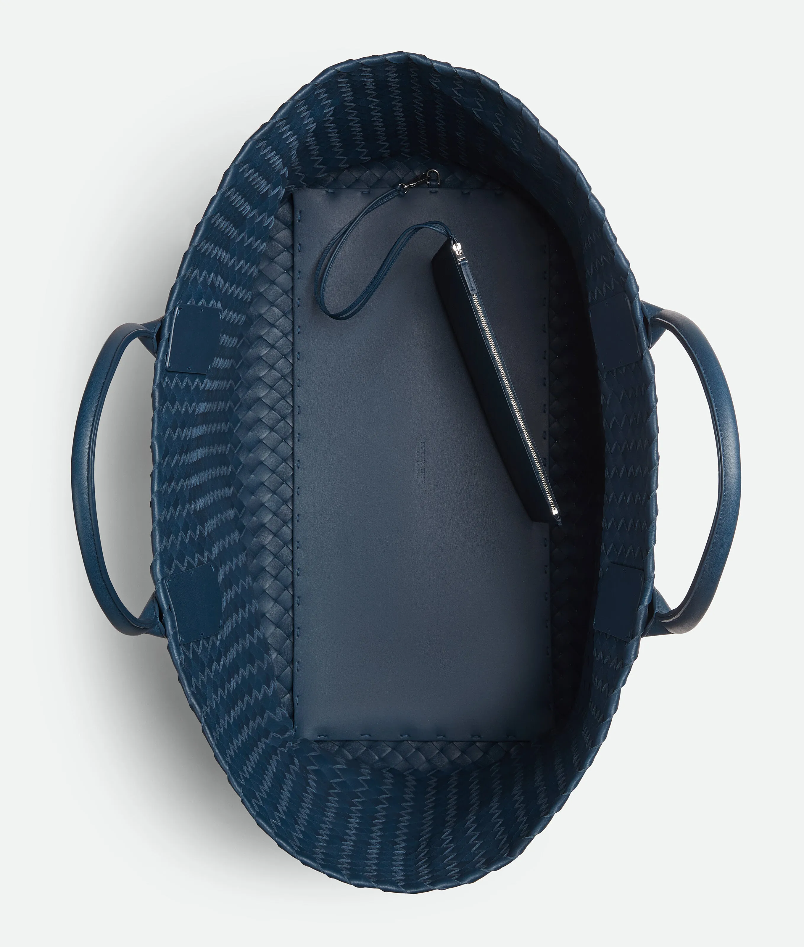 Intreccio leather tote bag.