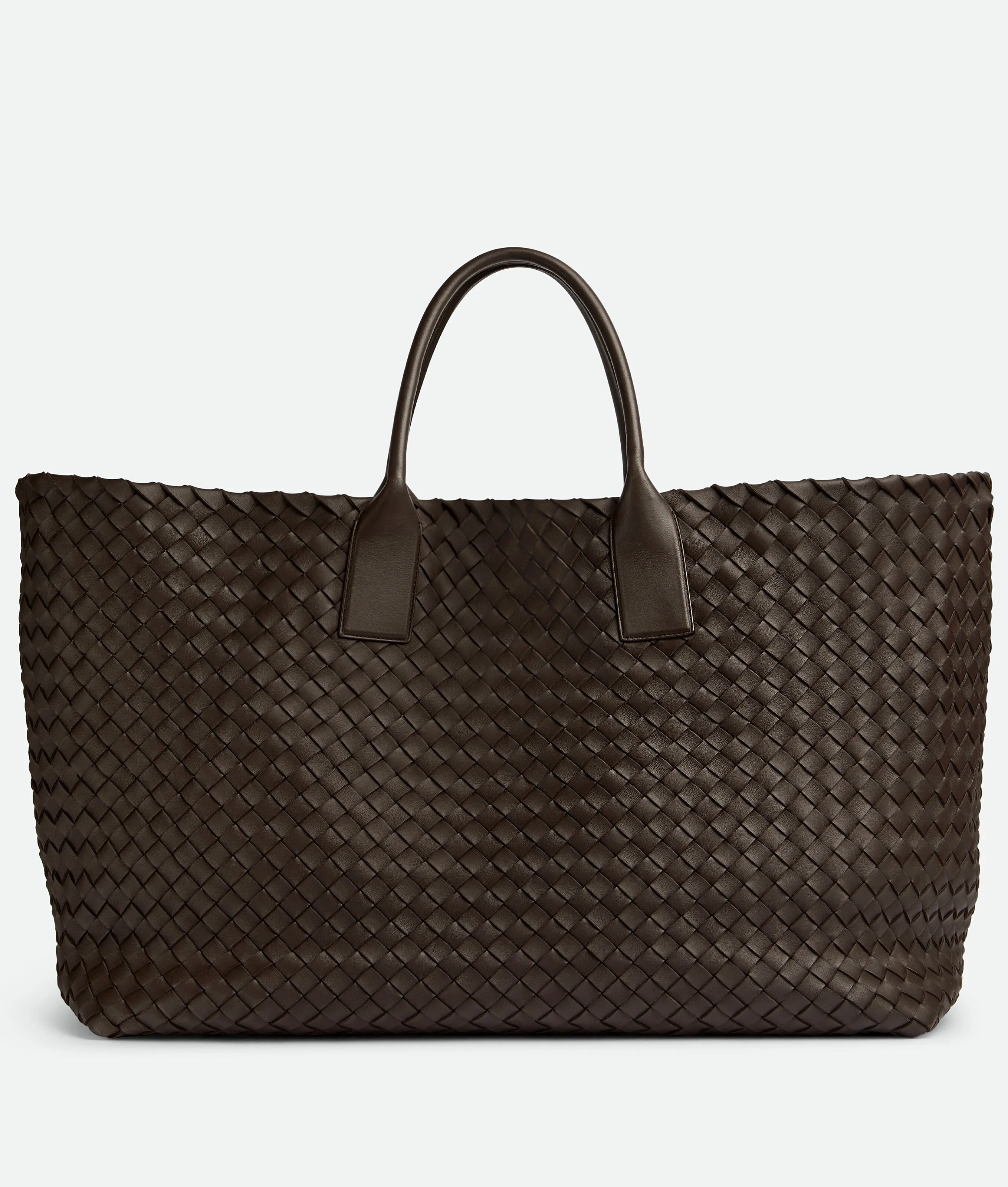 Intreccio leather tote bag.