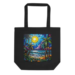 Island Sunset Beach Eco Tote Bag