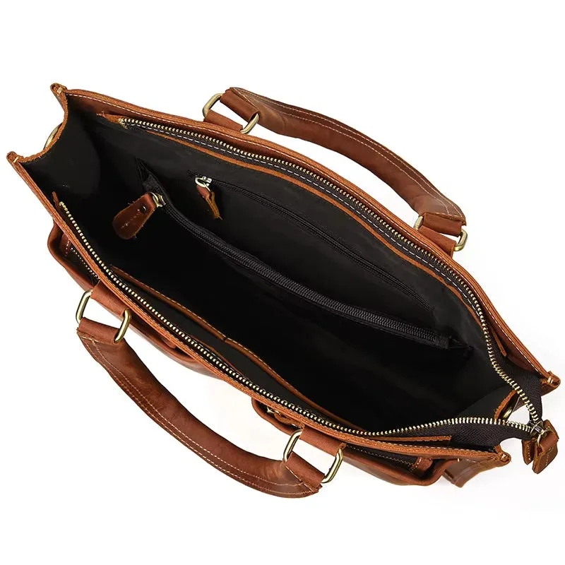 Jack | Men's Vintage Leather Travel Crossbody Messenger Handbag