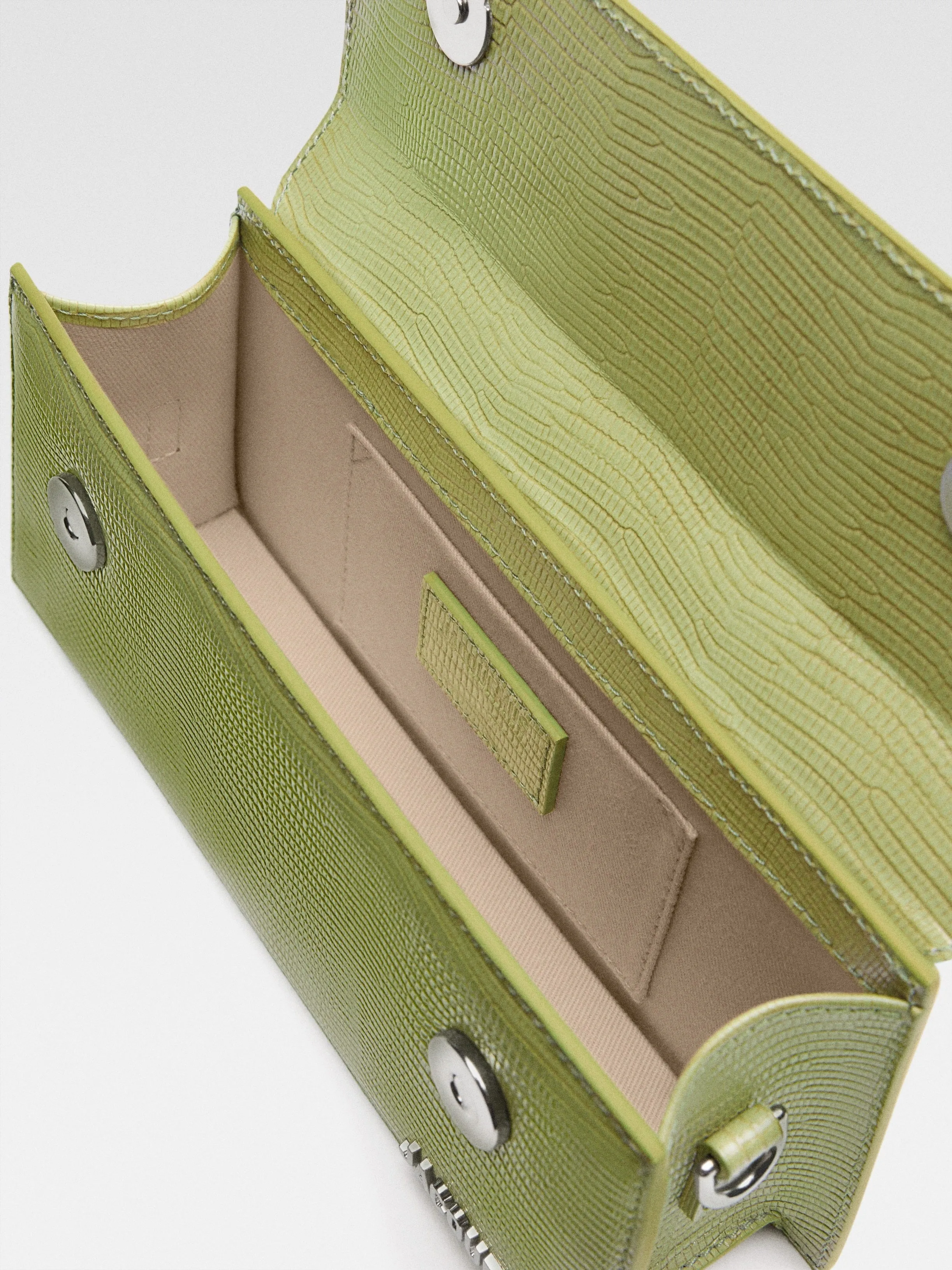 Jacquemus Le Chiquito Long Boucle Handbag in Green