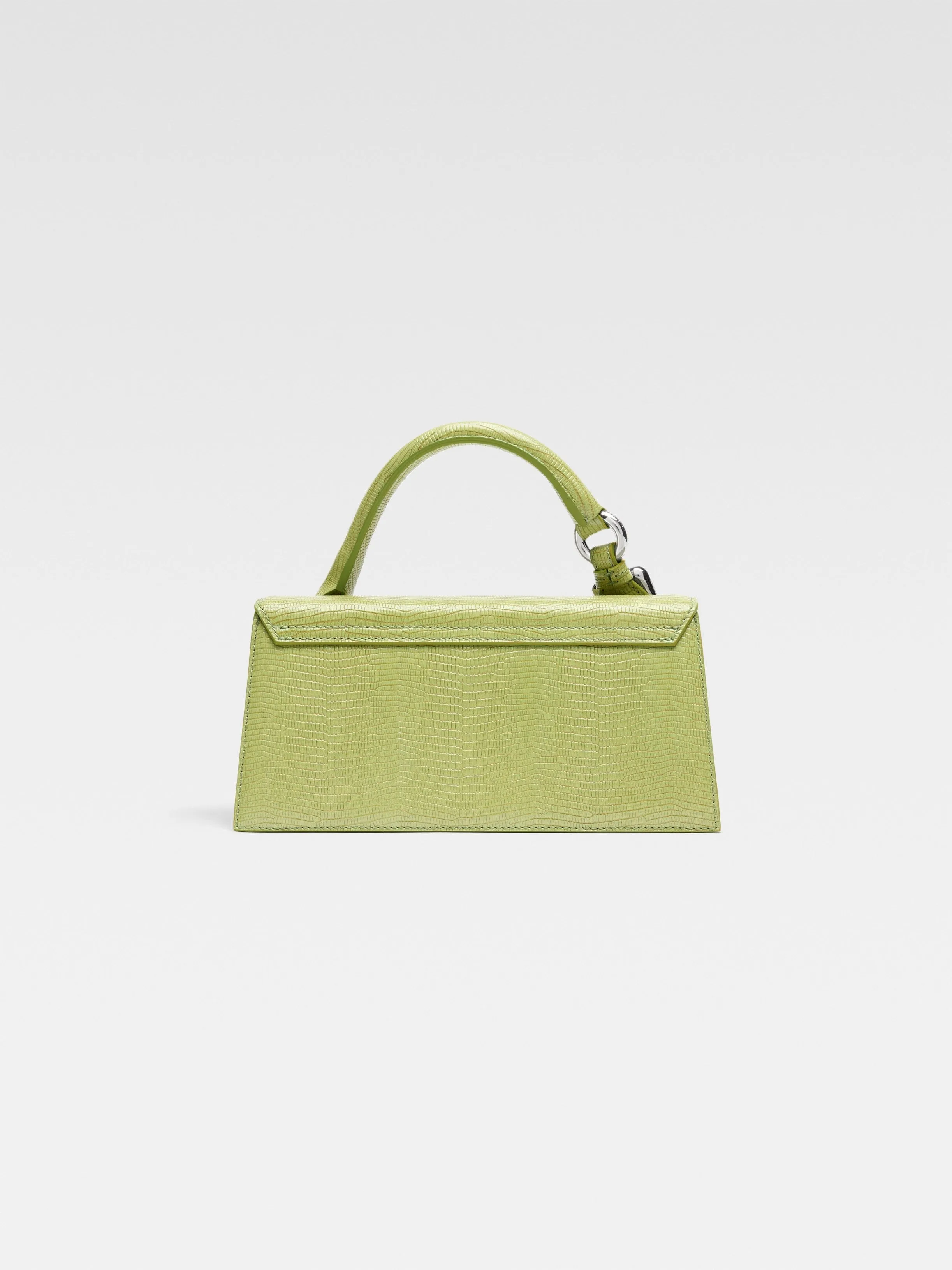 Jacquemus Le Chiquito Long Boucle Handbag in Green