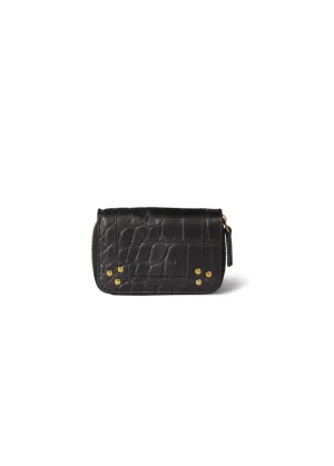 Jerome Dreyfuss Henri Bag in Croco Noir
