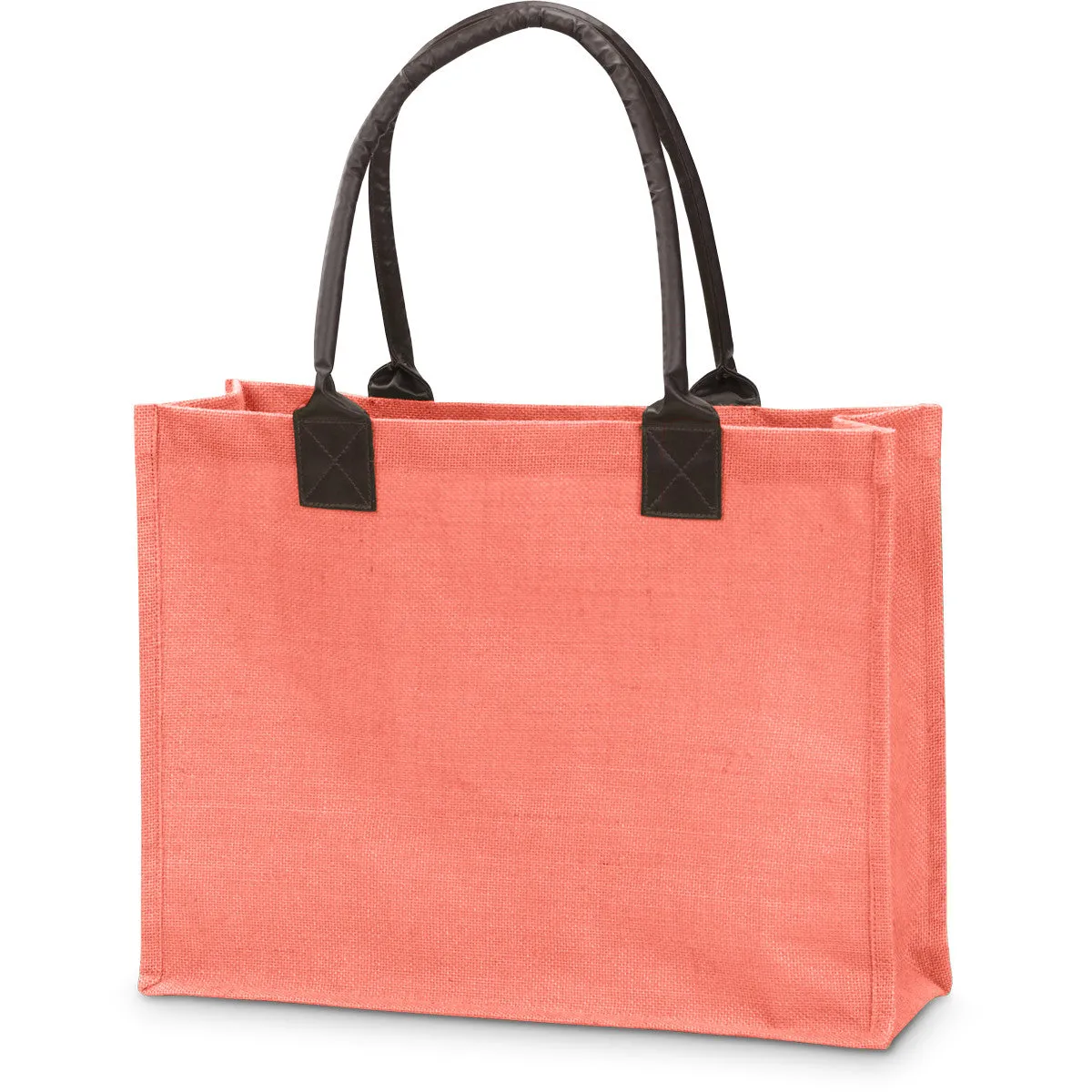 Jute Market Tote with Greek Letters