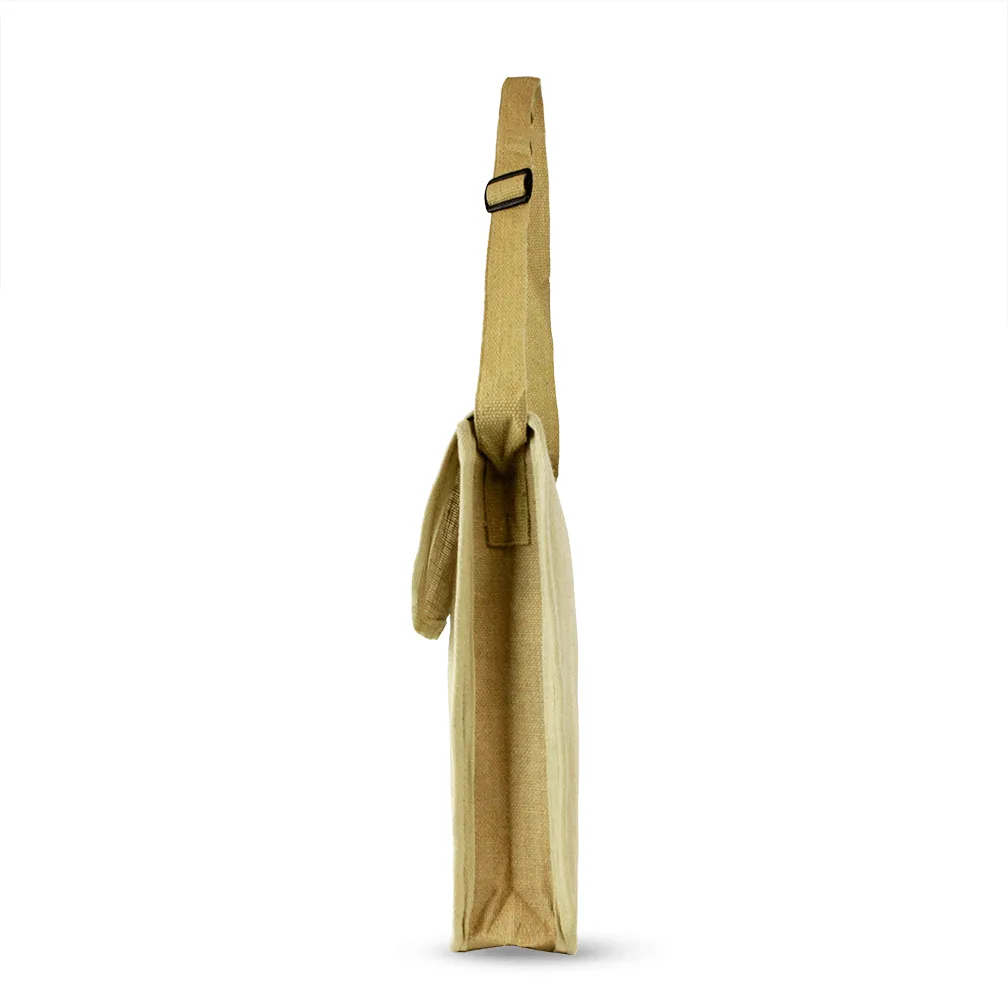 Jute Messenger Bag